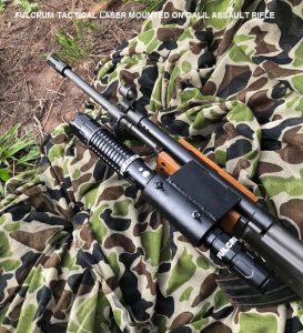 Fulcrum Tactical Laser mounted on Galil assault rifle